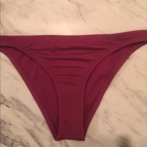 Maroon California waves bikini bottoms:)